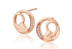 Clogau Tree Of Life 1854 18ct Gold Diamond Stud Earrings