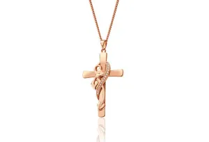Clogau Tree Of Life 1854 Gold Diamond Cross Necklace