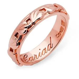 Clogau Tree of Life 18ct Rose Gold 5mm Wedding Ring