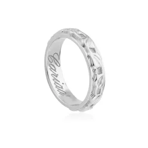 Clogau Tree of Life 9ct White Gold 5mm Wedding Ring D