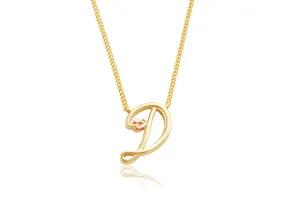 Clogau Tree Of Life Initials Letter D 9ct Yellow Gold Necklace