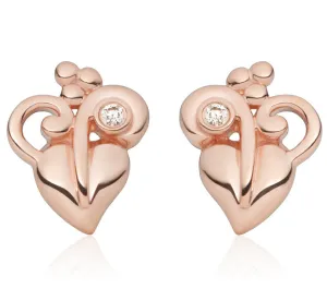 Clogau Tree of Life Rose Gold Stud Earrings D