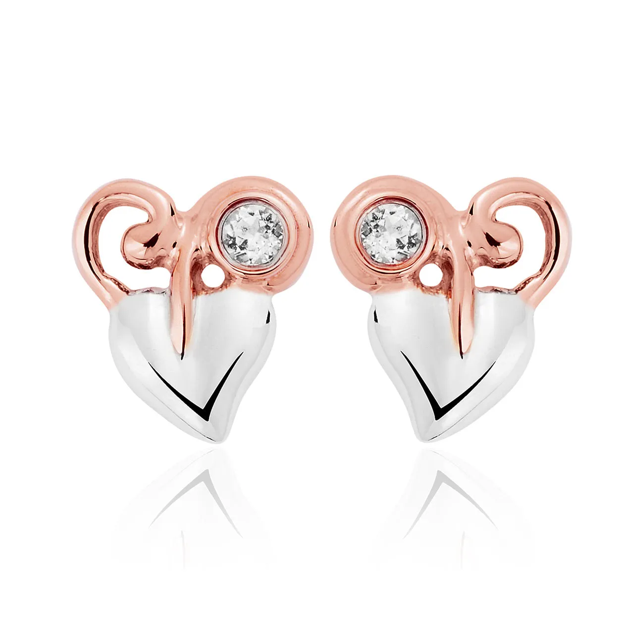 Clogau Tree of Life Silver Stud Earrings
