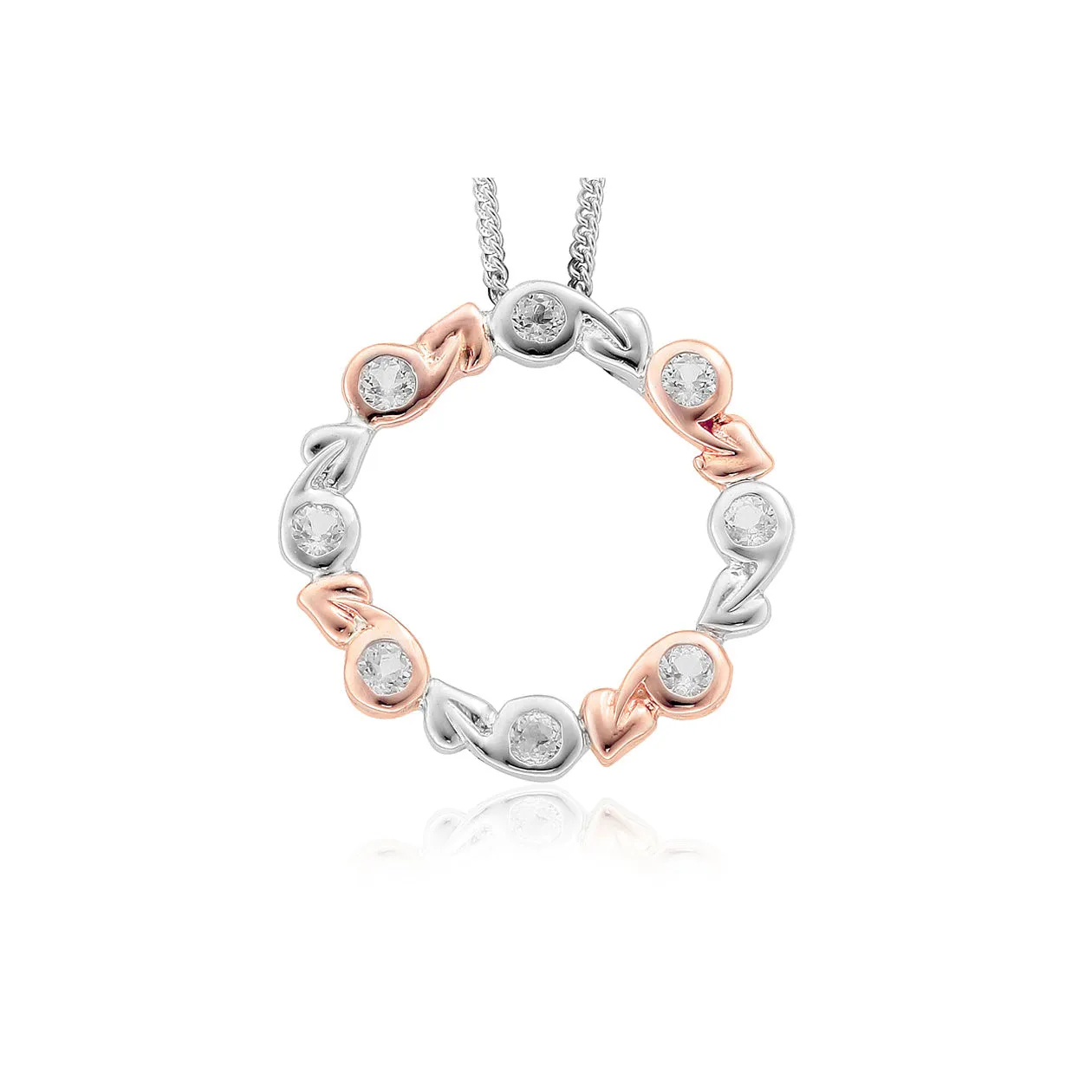 Clogau Tree of Life Sterling Silver Circle Necklace