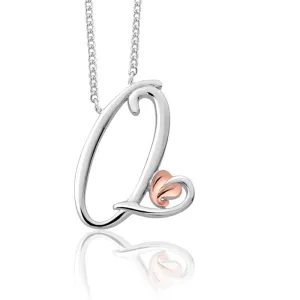 Clogau Tree of Life Sterling Silver Initials Letter Q Necklace D