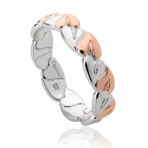 Clogau Tree of Life Sterling Silver Rose Gold Ring