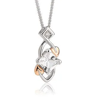 Clogau Tree of Life Sterling Silver White Topaz Necklace