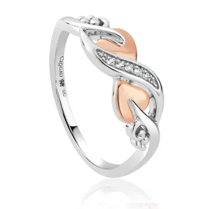 Clogau Tree of Life Sterling Silver White Topaz Vine Ring
