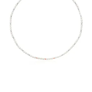Clogau Welsh Beachcomber Sterling Silver Freshwater Pearl Necklace D