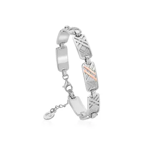 Clogau Welsh Tartan Sterling Silver Bracelet D