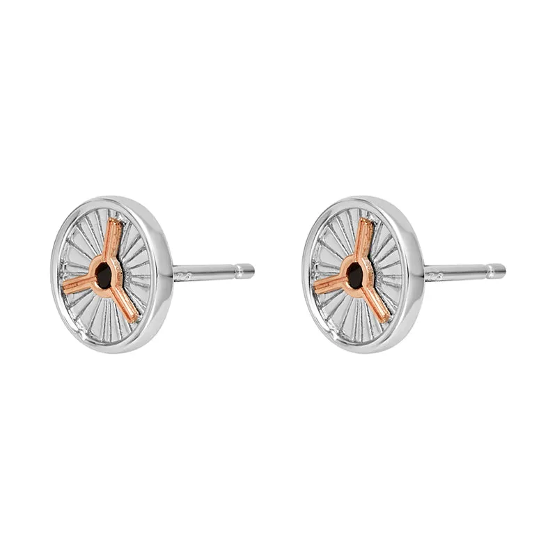 Clogau Yr Wyddfa Summit Stud Sterling Silver Earrings