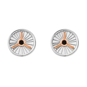 Clogau Yr Wyddfa Summit Stud Sterling Silver Earrings