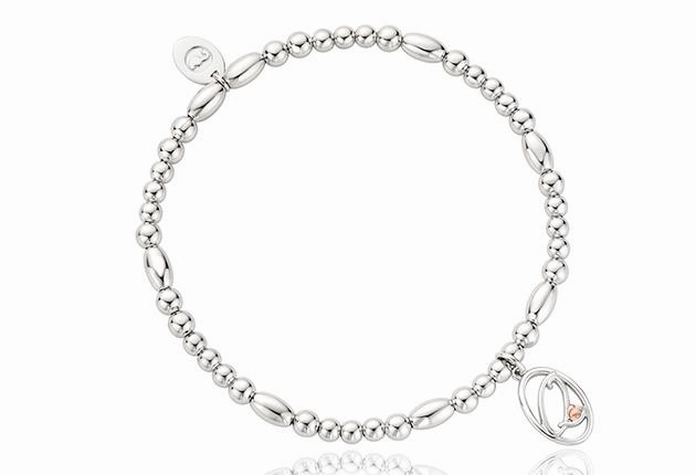 Clogau Affinity Tree Of Life Initials Letter Q Sterling Silver Bead Bracelet