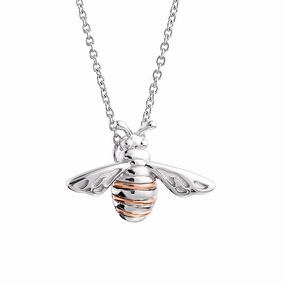Clogau Honey Bee Sterling Silver Necklace
