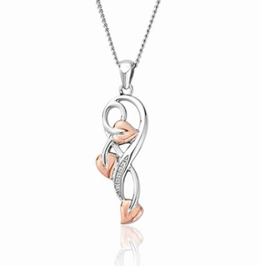 Clogau Tree of Life Sterling Silver Vine Pendant D