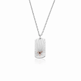 Clogau Yr Wyddfa Summit Tag Sterling Silver Pendant D