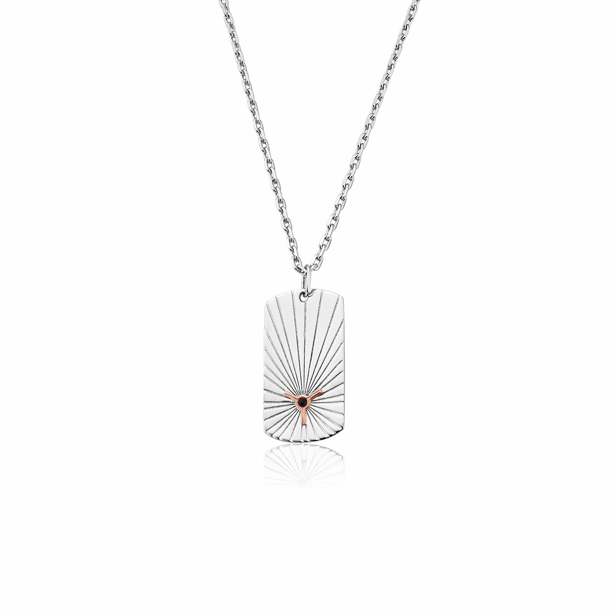 Clogau Yr Wyddfa Summit Tag Sterling Silver Pendant D