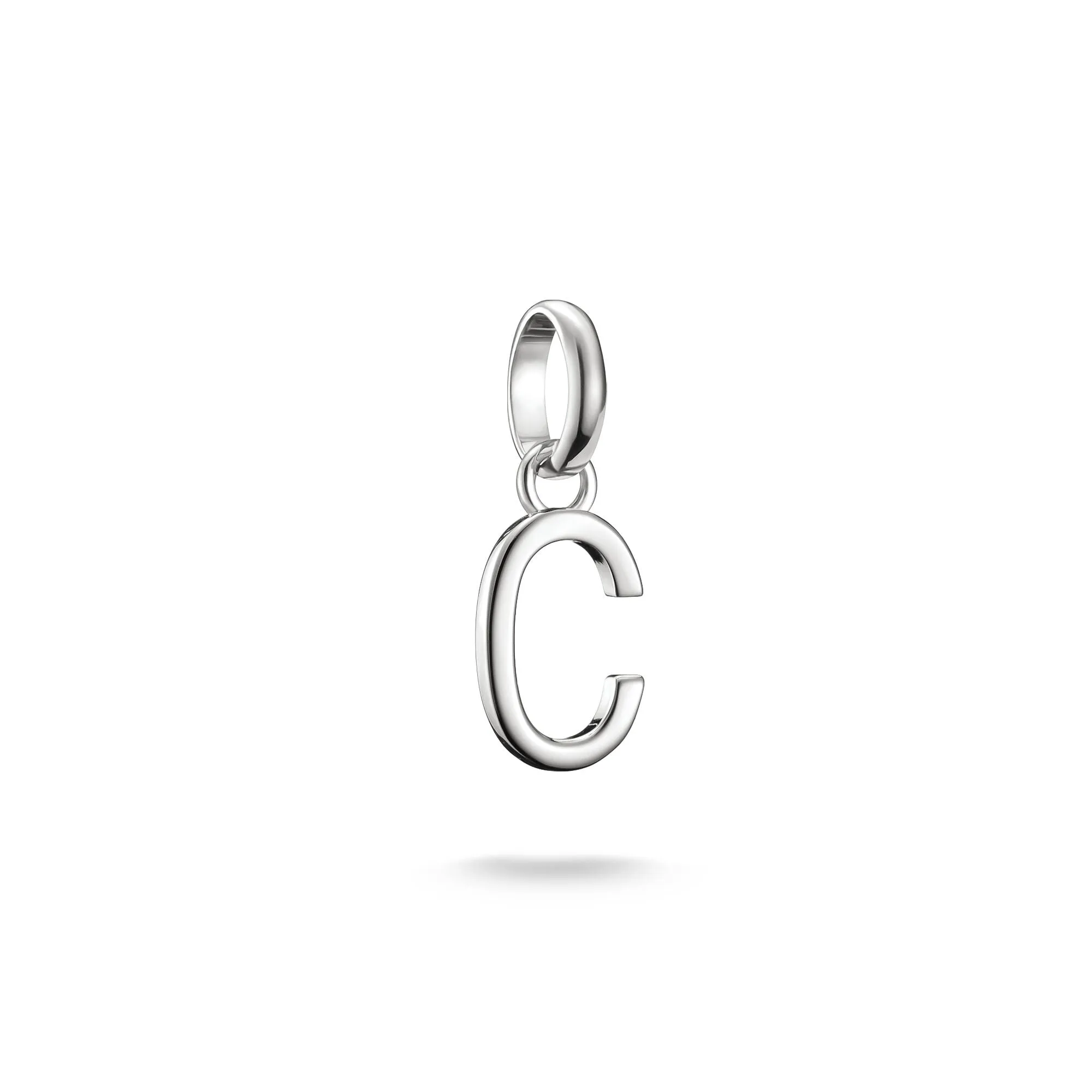 Connect Charm letter C Silver