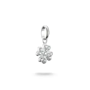 Connect Charm lucky clover with stones