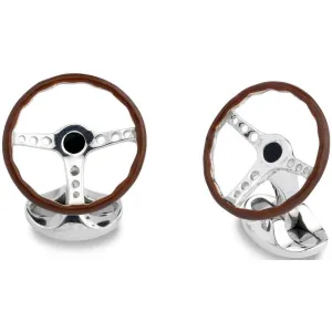 Deakin & Francis Cufflinks Vintage Steering Wheel