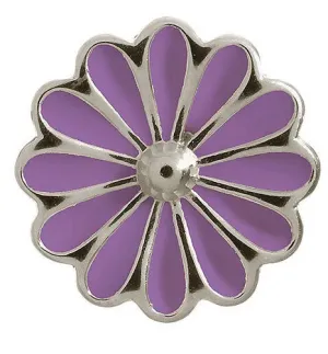 Endless Jewellery Charm Daisy Violet Silver
