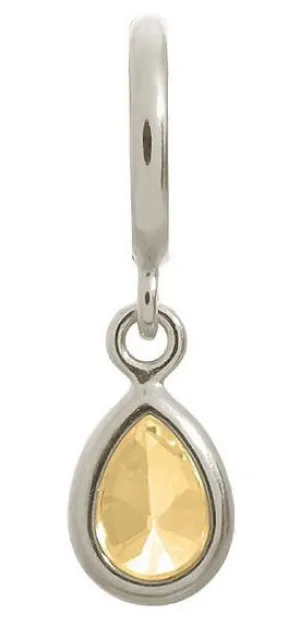 Endless Jewellery Charm Drop Champagne Silver