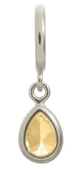Endless Jewellery Charm Drop Champagne Silver