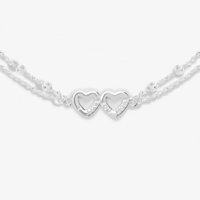 Every Day I Love You More Silver Plated 18cm   3cm Bracelet 6740
