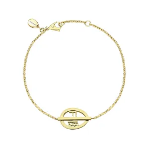Faberge 1842 18ct Yellow Gold Egg Chain Bracelet