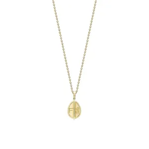 Faberge 1842 18ct Yellow Gold Petite Egg Pendant