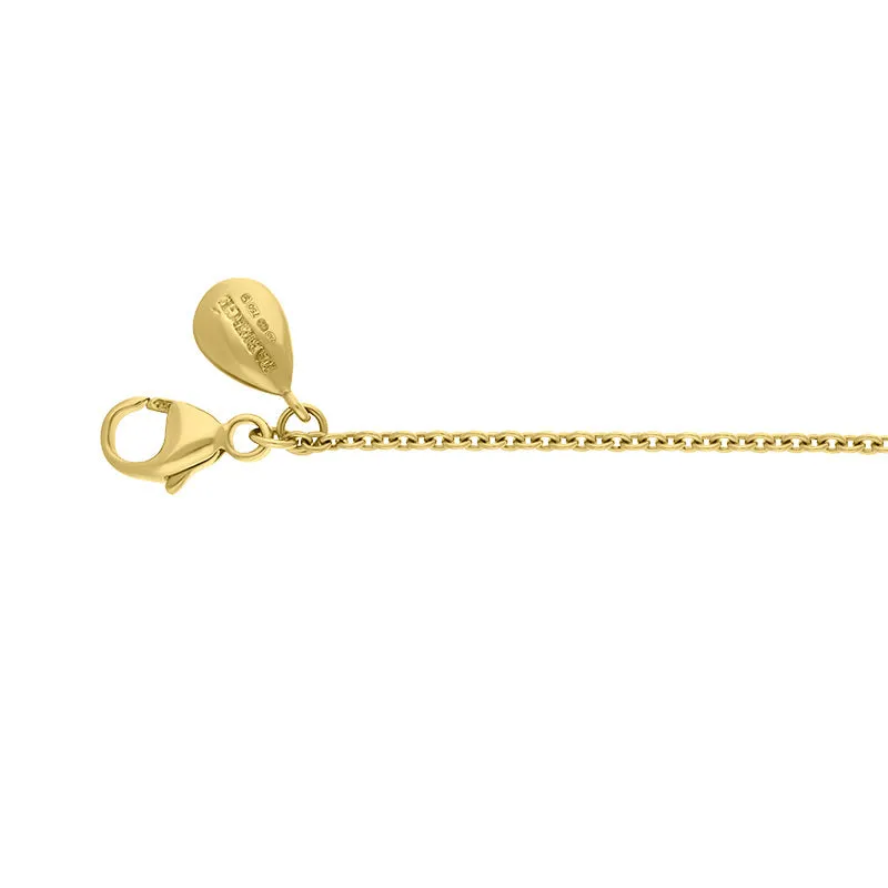 Faberge 18ct Yellow Gold 1.3mm 50cm Trace Chain