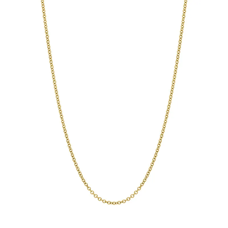 Faberge 18ct Yellow Gold 1.3mm 50cm Trace Chain