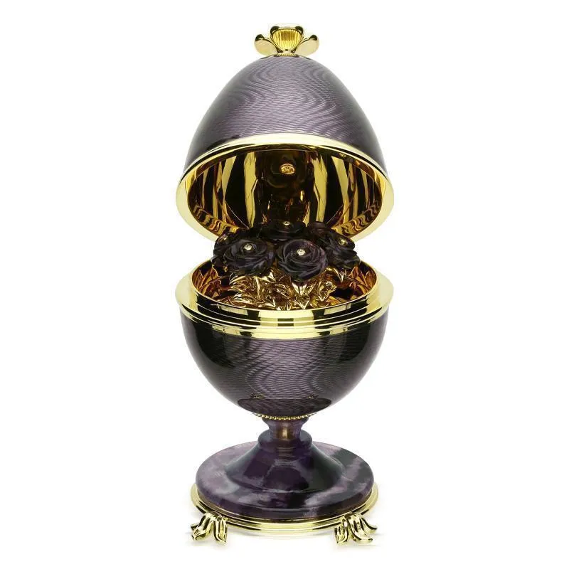 Faberge 18ct Yellow Gold Blue John Diamond Objet Limited Edition