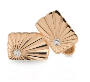 Faberge Heritage Dimitri 18ct Rose Gold Diamond Cufflinks