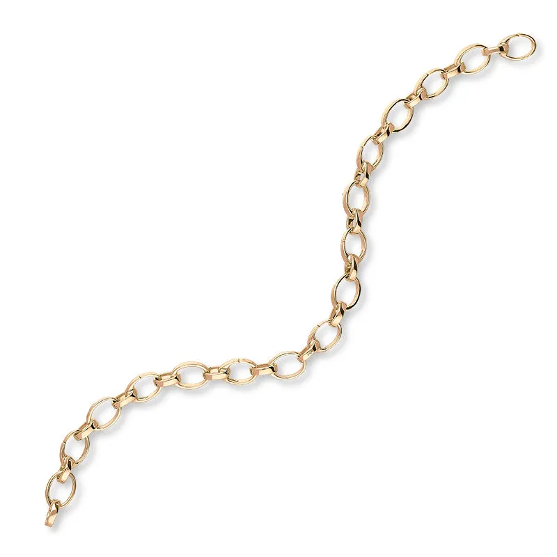 Faberge Treillage 18ct Rose Gold Chain Bracelet For Charms