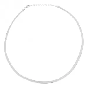 Flat Herringbone 40 6cm Necklace N4536