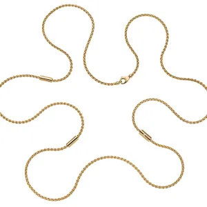 Fope Aria 18ct Yellow Gold 0.02ct Diamond Long Necklace