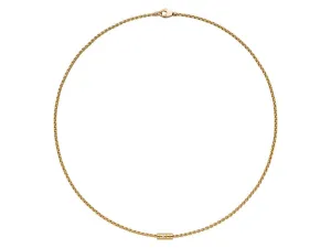 Fope Aria 18ct Yellow Gold 0.02ct Diamond Necklace