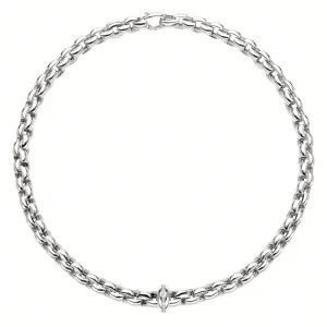 Fope Eka 18ct White Gold 0.19ct Diamond Necklace
