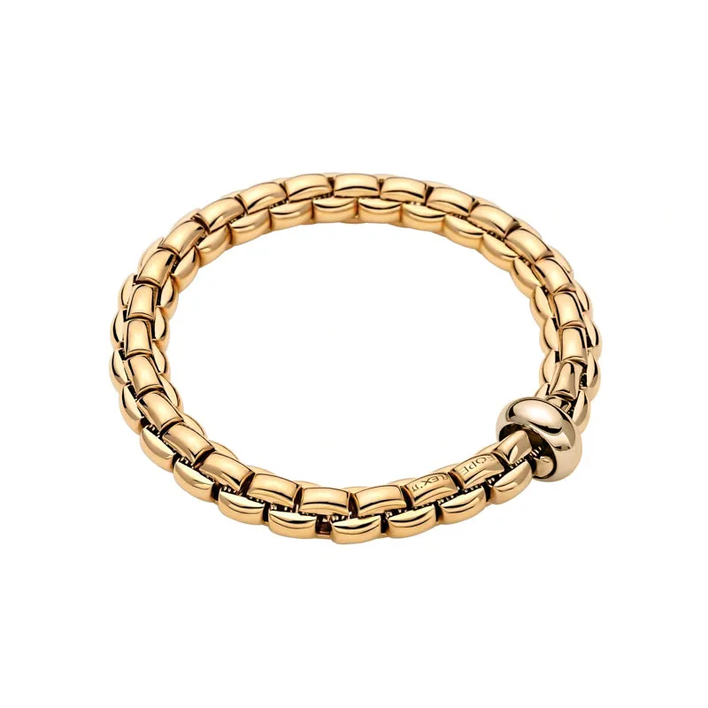 Fope Eka 18ct Yellow Gold Rondelle Bracelet