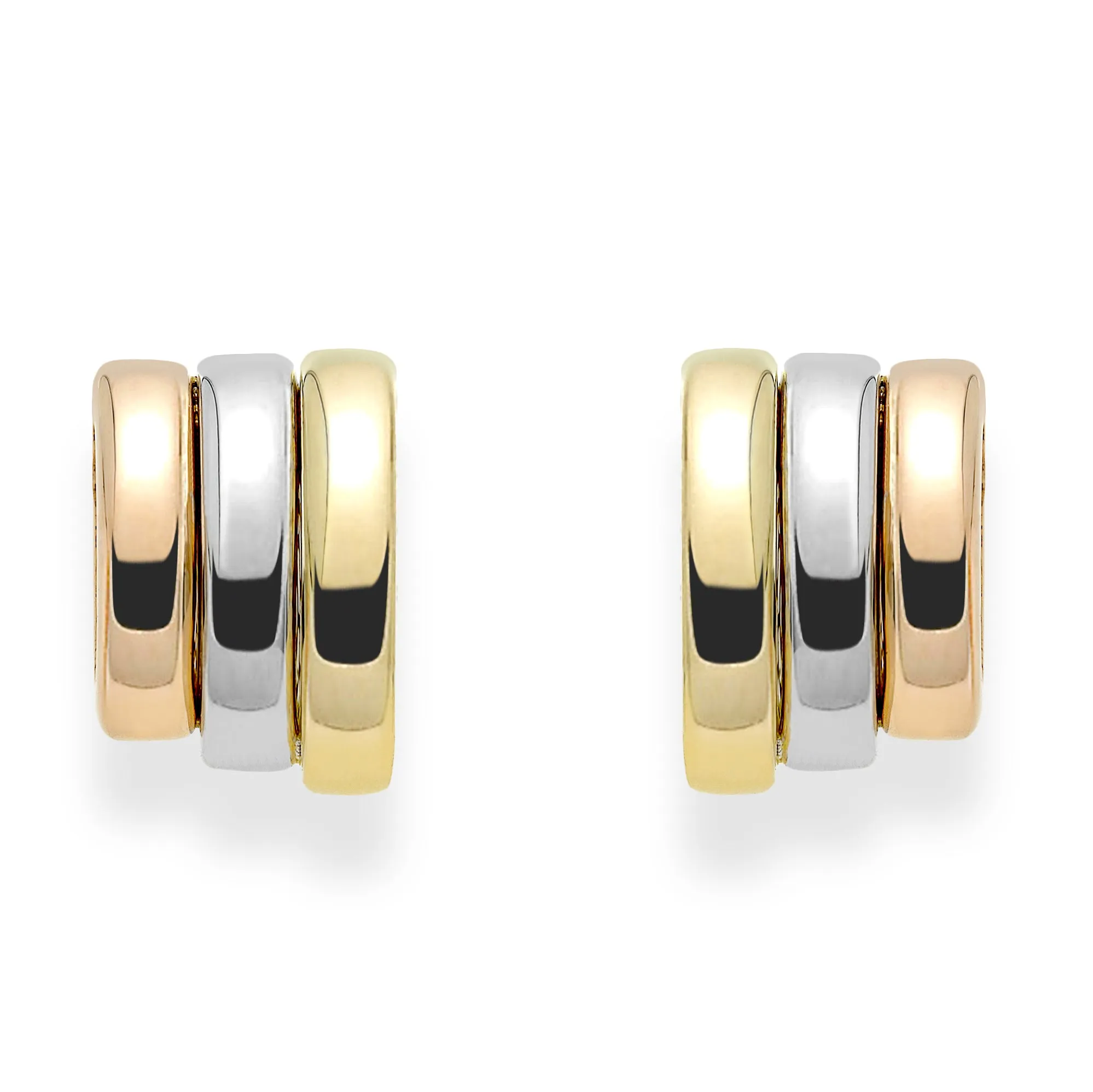 Fope Flex'It Prima 18ct Gold Stud Earrings
