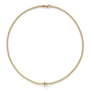 Fope Flex'it Prima 18ct Yellow Gold 43cm Necklace