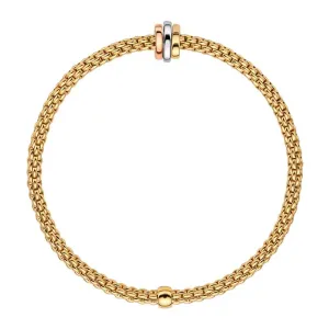 Fope Flex'it Prima 18ct Yellow Gold Bracelet