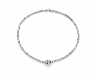 Fope Flex'It Solo 18ct White Gold 0.41ct Diamond Necklace