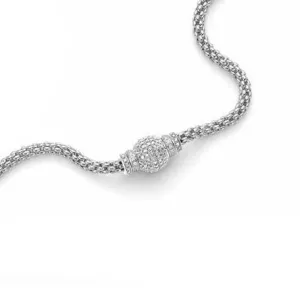 Fope Flex'It Solo 18ct White Gold 1.64ct Diamond Necklace