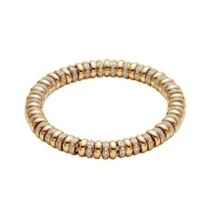 Fope Flex'it Solo 18ct Yellow Gold 2.80ct Diamond Bracelet
