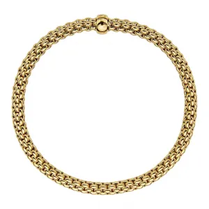 Fope Flex'it Solo 18ct Yellow Gold Bracelet