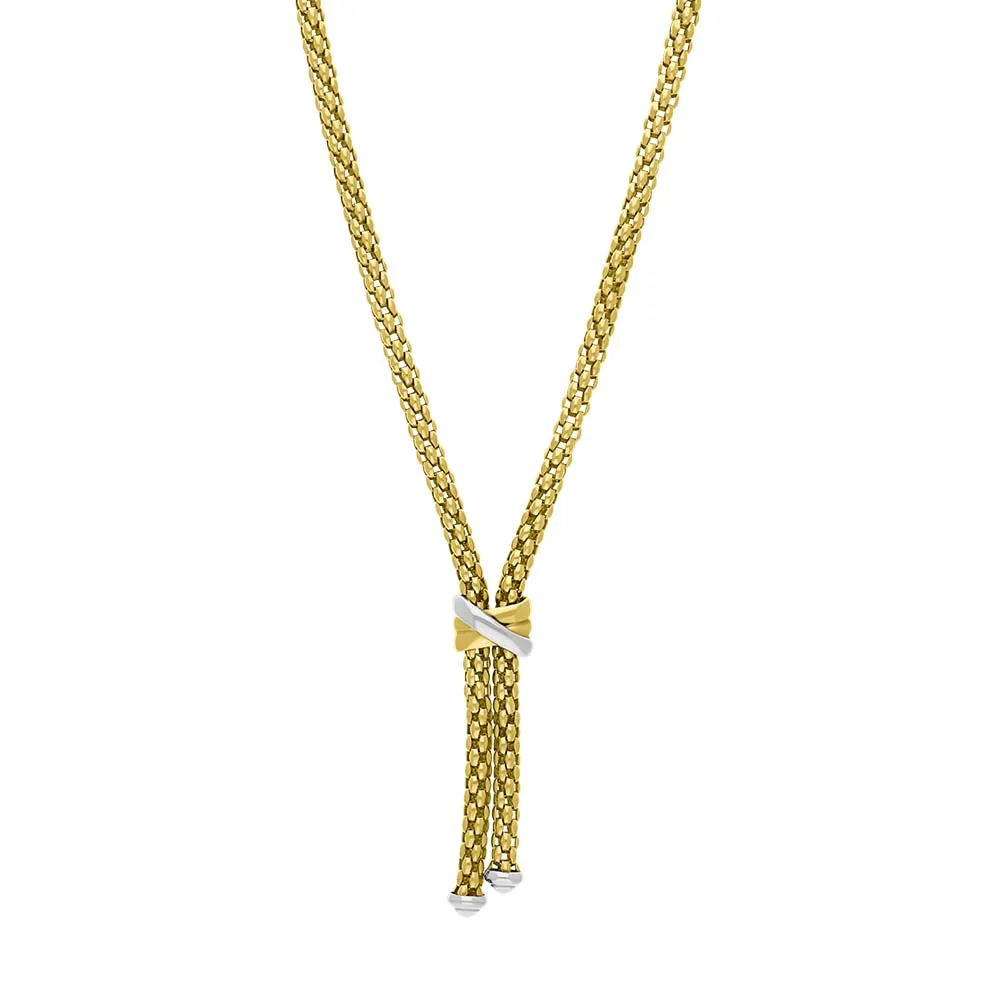 Fope Flex'it Solo 18ct Yellow Gold Lariat Necklace D