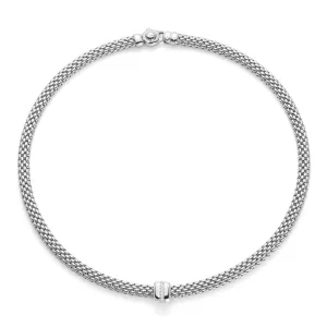 Fope Flex'It Vendome 18ct White Gold Diamond Necklace