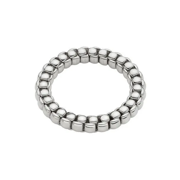 Fope Luna 18ct White Gold Flexible Bracelet